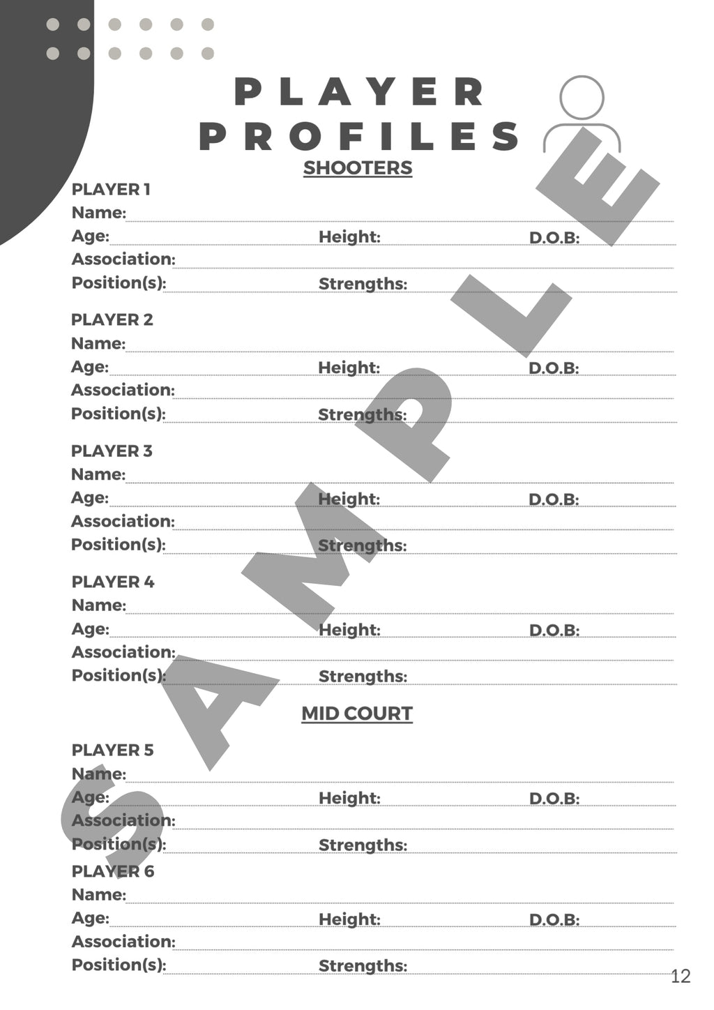 Netball Coaching Handbook - 20 Week Season Planner - 132 Pages
