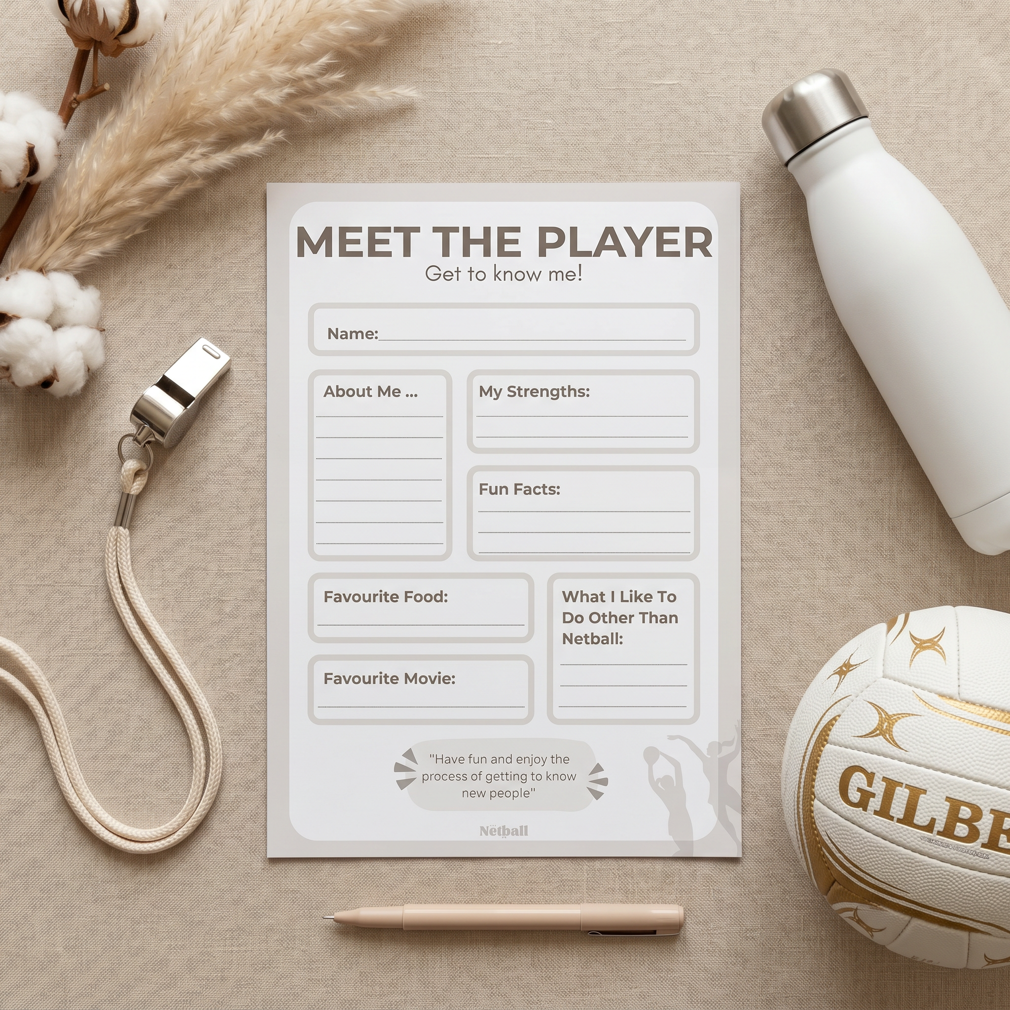 Netball Meet The Player